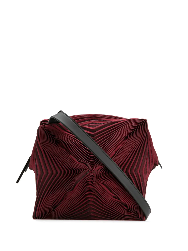 Click to view more detailed imagery on our partner's website Issey Miyake Cross-Body Bag - Red