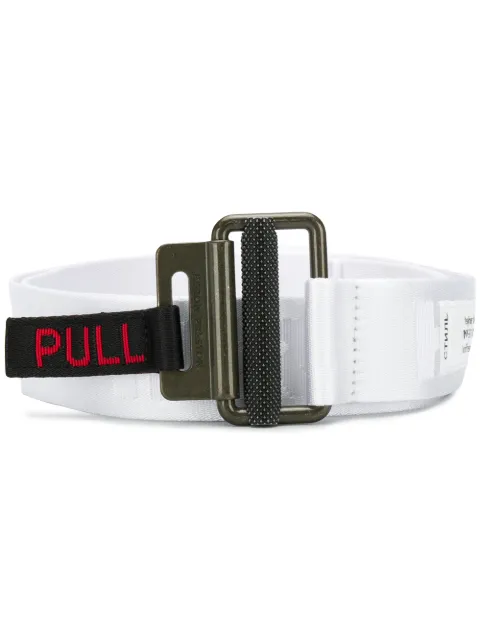 Heron Preston Belts HERON PRESTON STRUCTURED BELT - WHITE