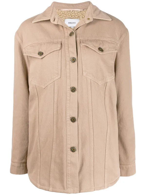 nanushka denim jacket