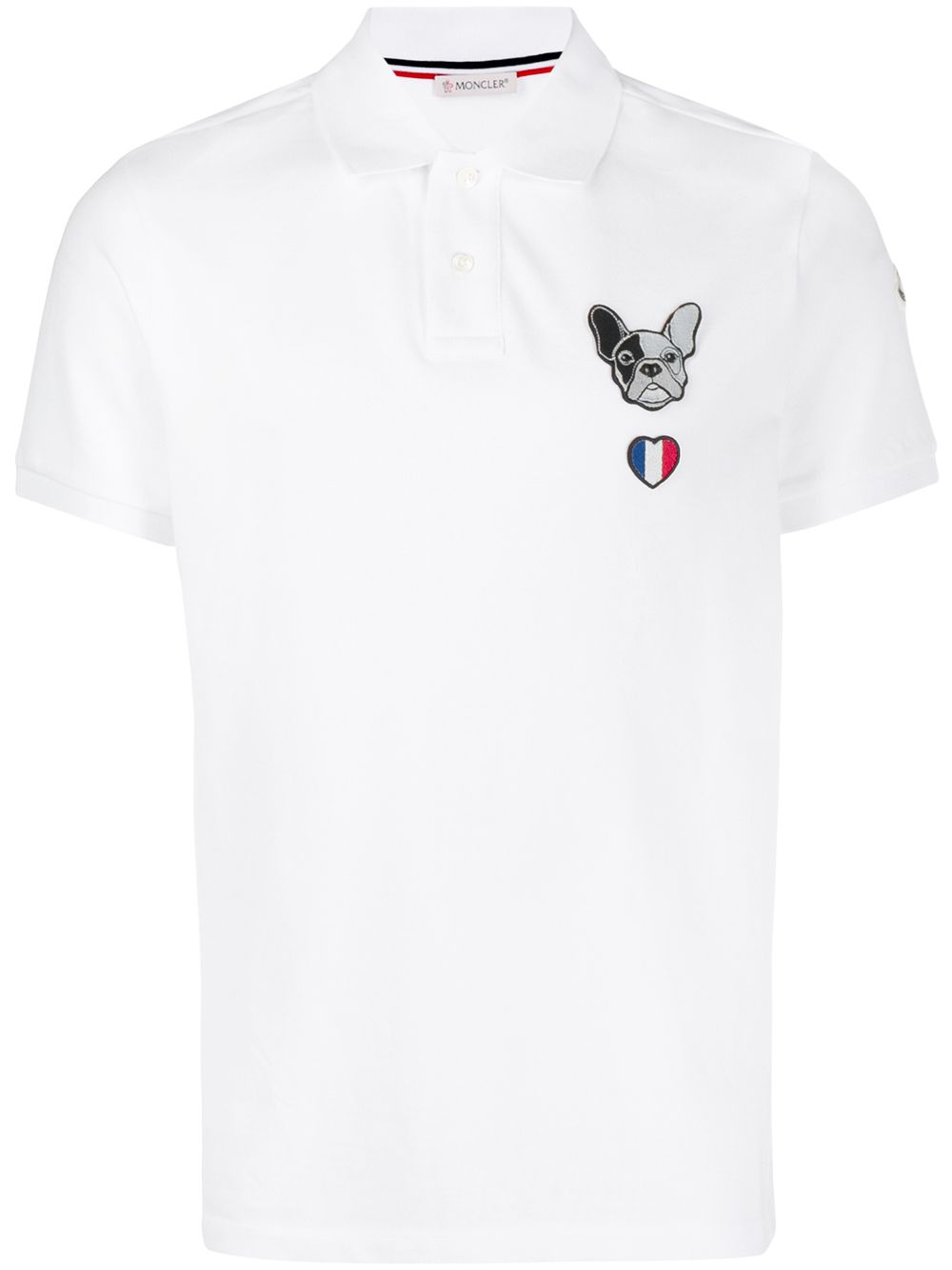 фото Moncler рубашка-поло с логотипом