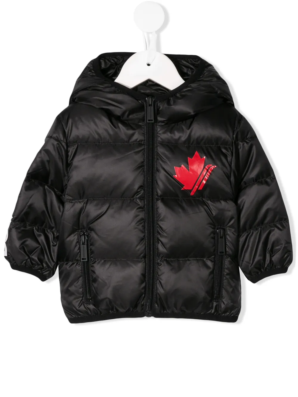 Dsquared2 Kids пальто с капюшоном и логотипом Dsquared2 Kids пальто с капюшоном и логотипом