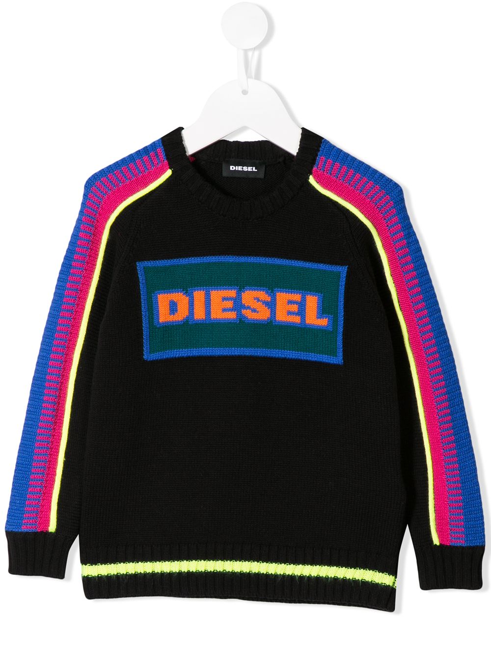 фото Diesel Kids свитер с вышитым логотипом