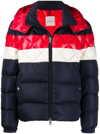 Red white and blue moncler shop jacket