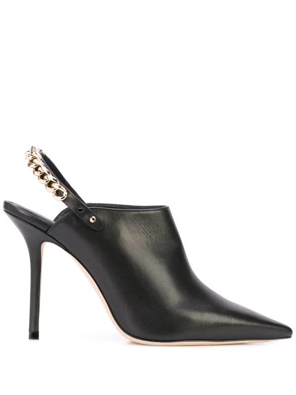 jimmy choo white mules