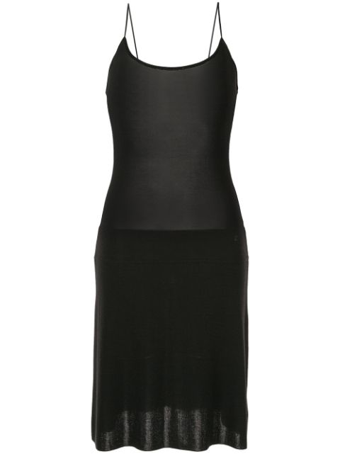 chanel slip dress