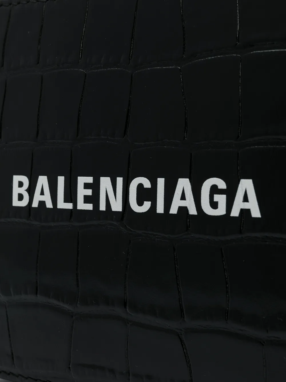 Balenciaga crocodileeffect Camera Bag Farfetch