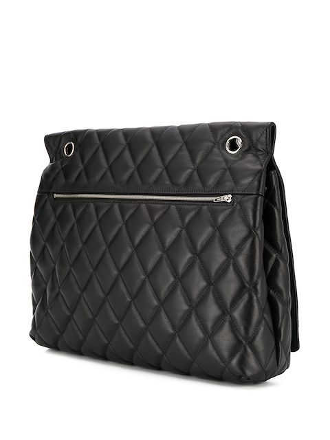 BALENCIAGA LARGE B QUILTED SHOULDER BAG