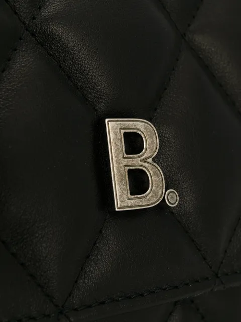 BALENCIAGA LARGE B QUILTED SHOULDER BAG