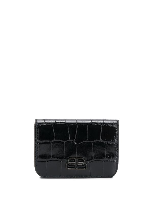 balenciaga black wallet