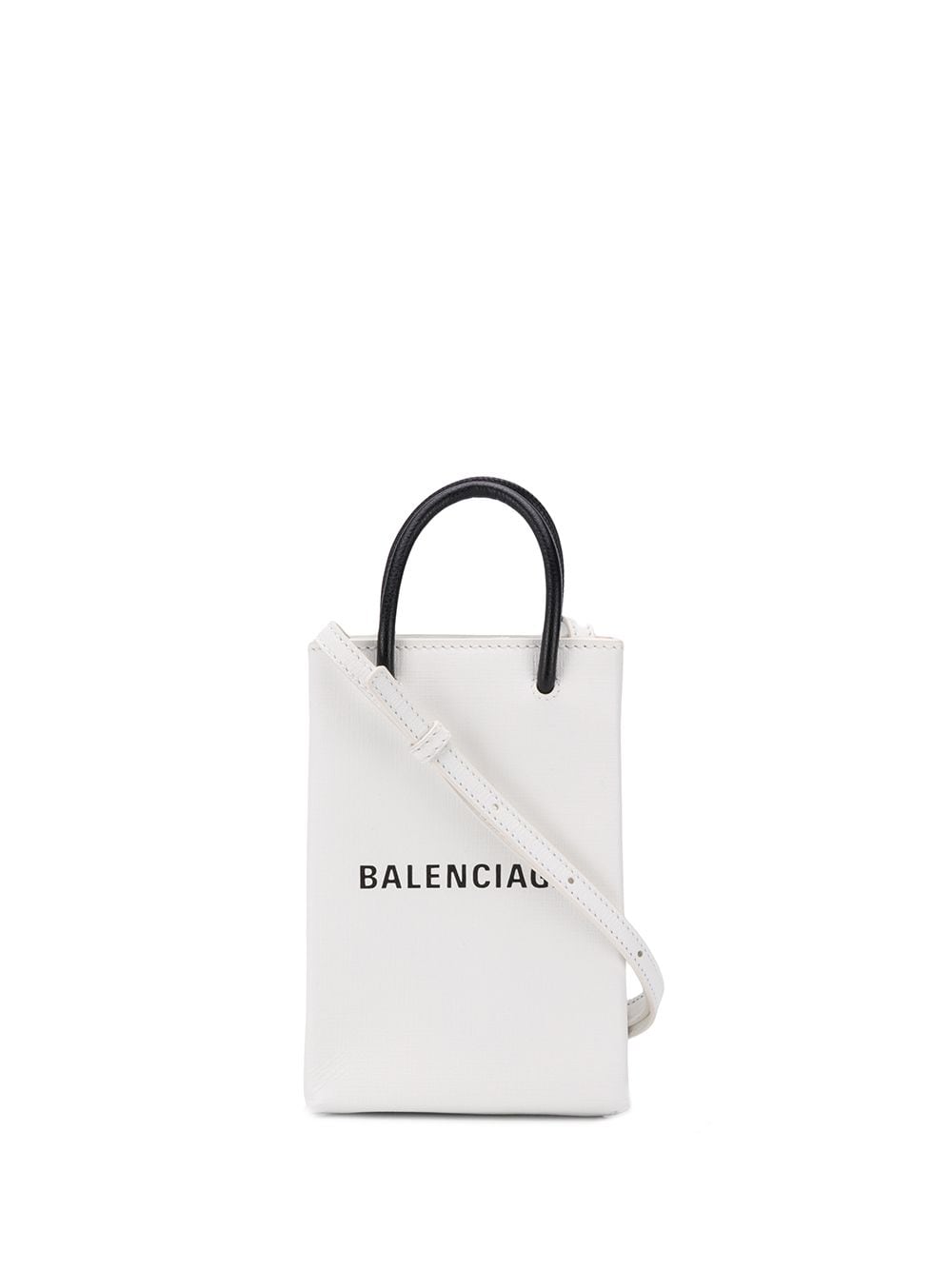 Image 1 of Balenciaga shopping phone bag on strap