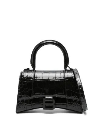 Balenciaga Hourglass XS top-handle Bag | Black | FARFETCH