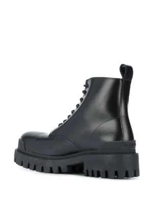 balenciaga lace up boots
