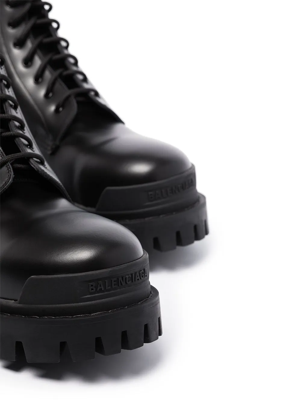 Balenciaga Strike 20mm レースアップブーツ - Farfetch