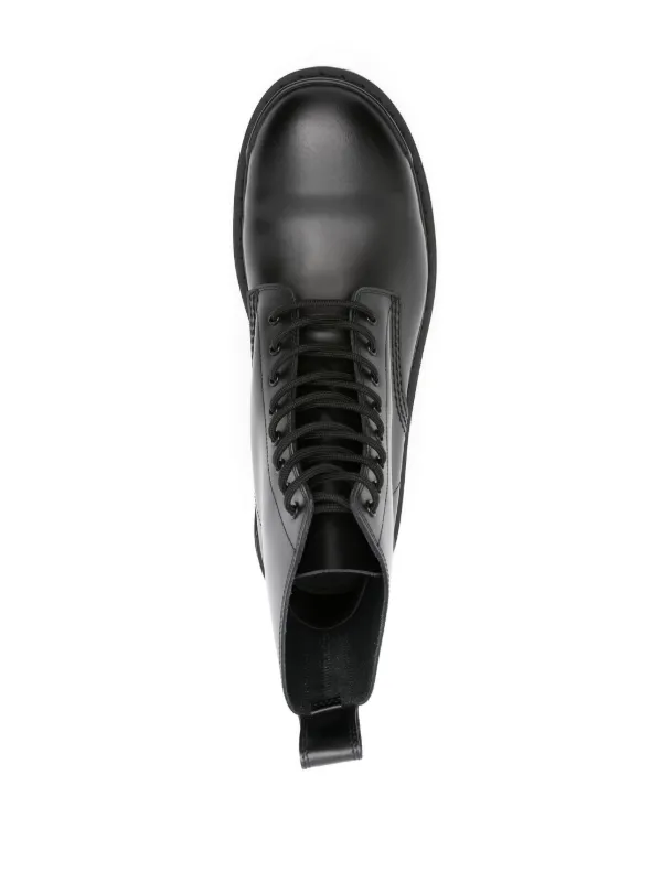 *BALENCIAGA＊Strike レザーレースアップブーツ ブラック Balenciaga Strike 20mm レースアップブーツ | ブラック