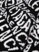 Balenciaga وشاح منسوج بشعار