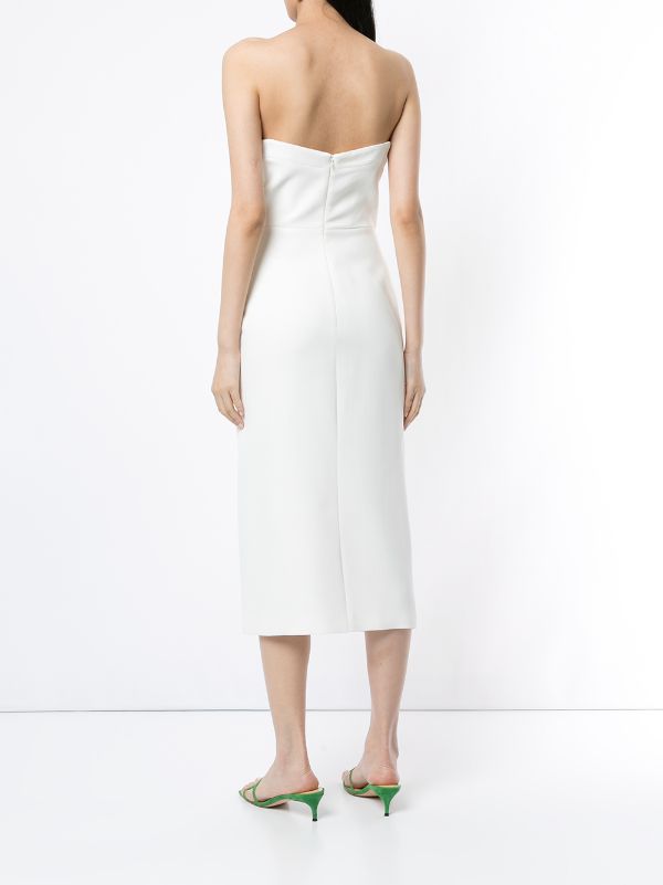 manning cartell hit predictor strapless dress