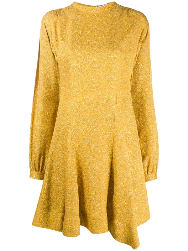 yellow paisley dress