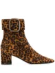 Bild 1 von Saint Laurent Stiefeletten mit Leoparden-Print