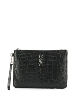 Logo Clutch Bag