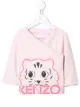 الصورة 1 من Kenzo Kids كارديغان بتصميم ملفوف وشعار الماركة