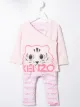 الصورة 2 من Kenzo Kids كارديغان بتصميم ملفوف وشعار الماركة
