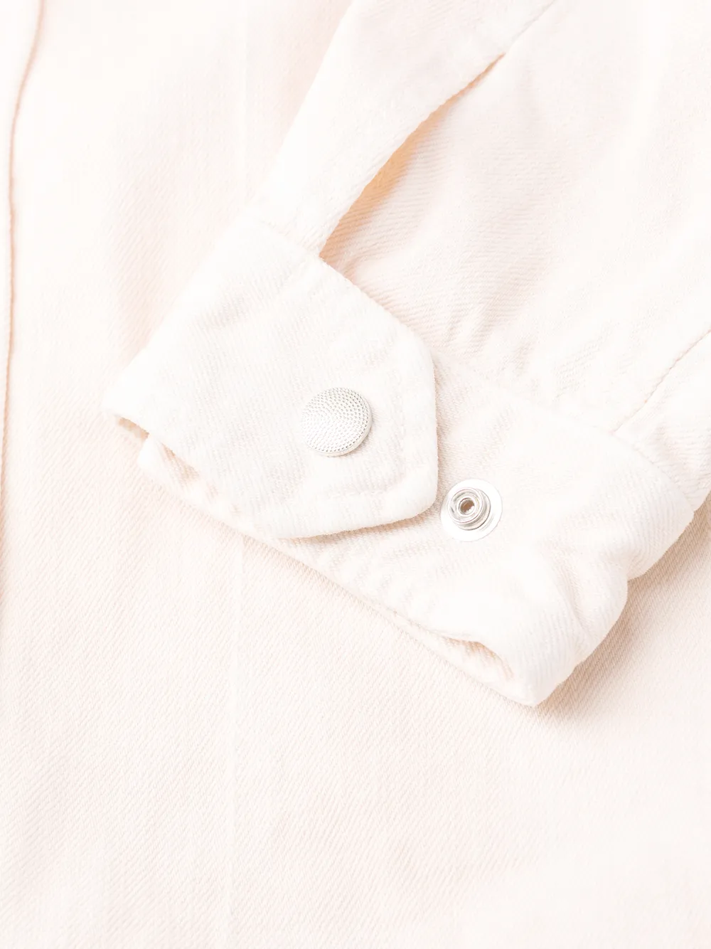 press-stud fastening shirt jacket