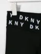 Dkny Kids بنطال ضيق بحزام خصر بشعار