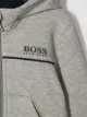 Boss Kids كنزة بغطاء رأس وسحاب وشعار