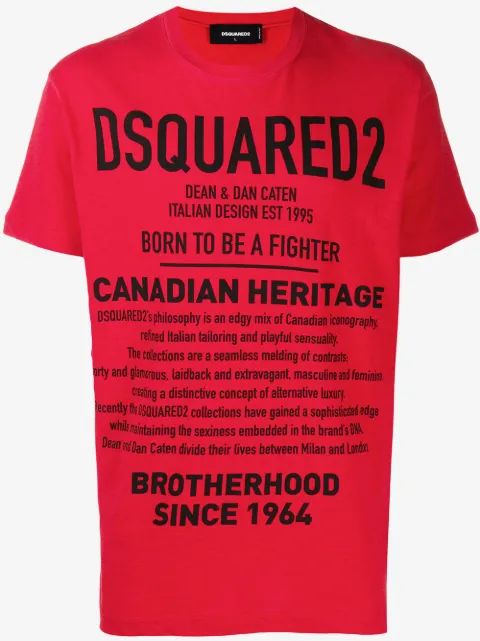 DSQUARED2 t-shirt med slogan