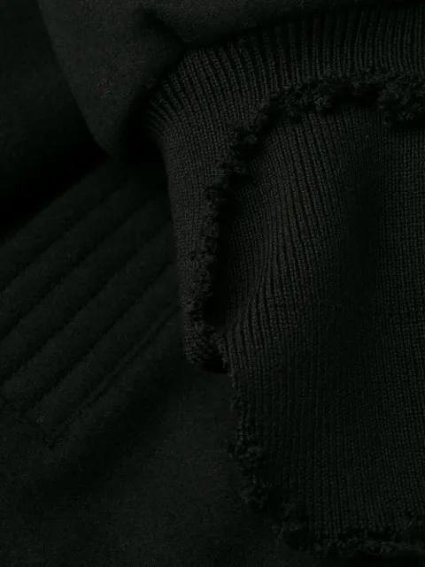 DIESEL BLACK GOLD CONTRAST PANEL HOODED PARKA