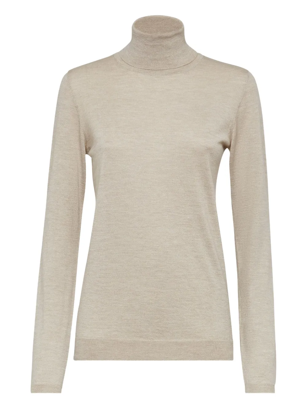 Brunello Cucinelli roll-neck knit jumper | Neutrals | Image 1