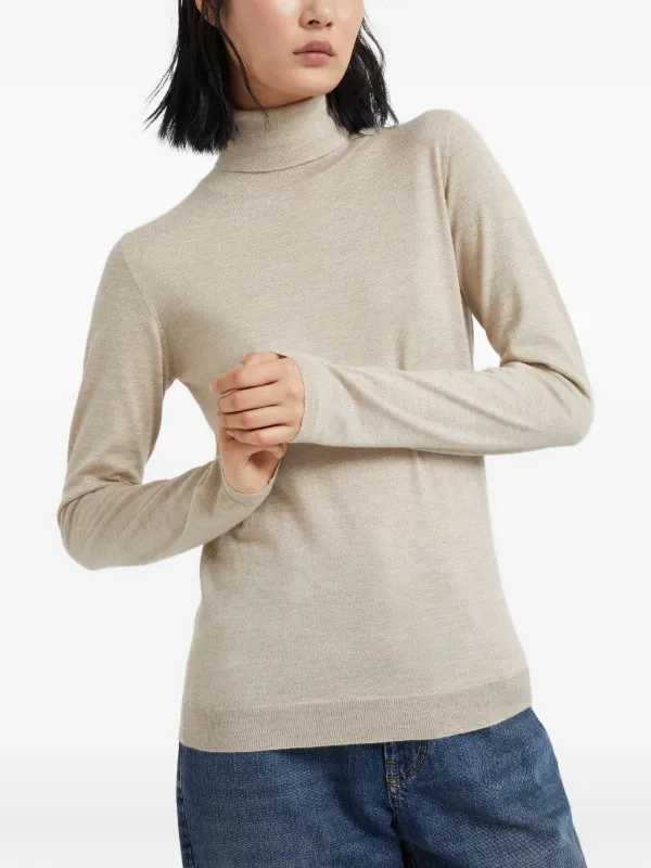 BRUNO CUCINELLI タートルネックセーター Brunello Cucinelli スリムフィット タートルネックセーター
