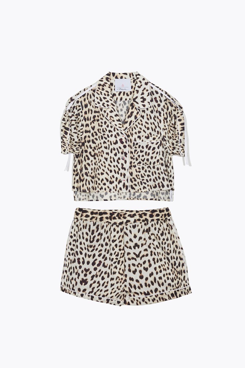 Women's Nashville Airbnb Pajama Set-brown #0 Women's Nashville Airbnb Pajama Set, LEOPARD Natural (Veg)->Cotton Women's Nashville Airbnb Pajama Set from 3.1 Phillip Lim.- 0