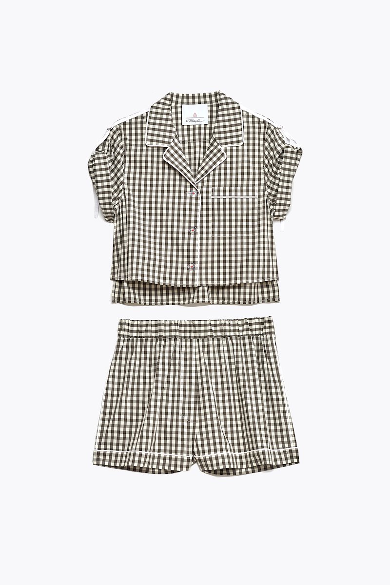 Women's Hudson Valley Airbnb Pajama Set-black #0 Women's Hudson Valley Airbnb Pajama Set, Sage Natural (Veg)->Cotton Women's Hudson Valley Airbnb Pajama Set from 3.1 Phillip Lim.- 0