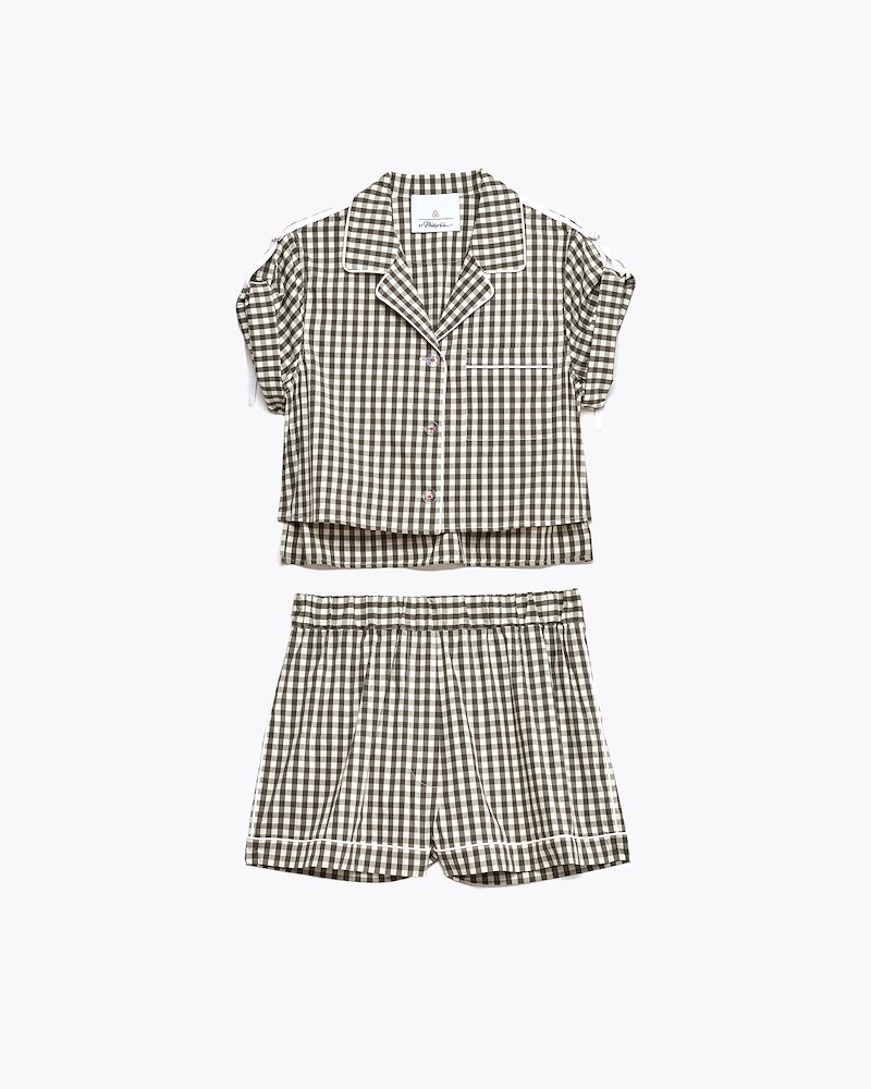 Women's Hudson Valley Airbnb Pajama Set-black #1 Women's Hudson Valley Airbnb Pajama Set, Sage Natural (Veg)->Cotton Women's Hudson Valley Airbnb Pajama Set from 3.1 Phillip Lim.- 7