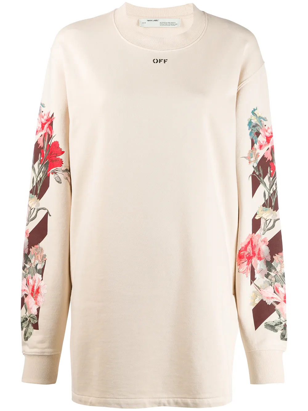 off white floral sweatshirt