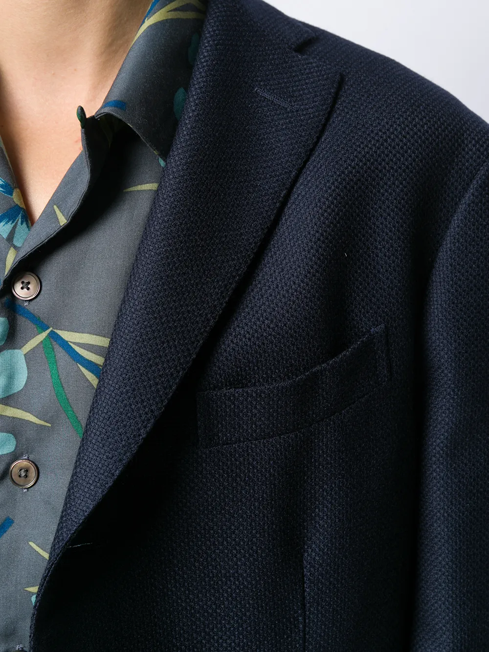 Boglioli Straight-fit blazer Blauw