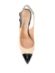 Casadei chain slingback pumps