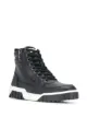 Image 2 of Diesel panelled hi-top sneakers