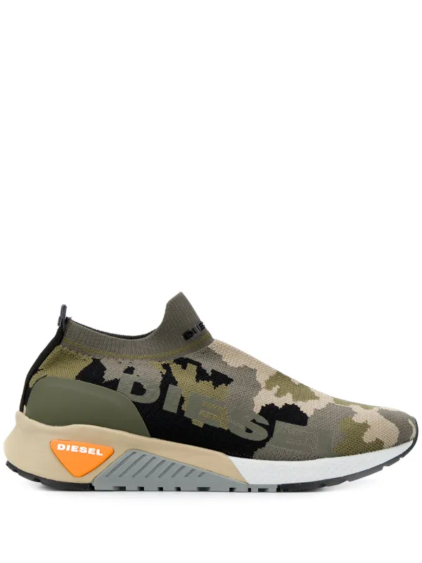 diesel camouflage sneakers