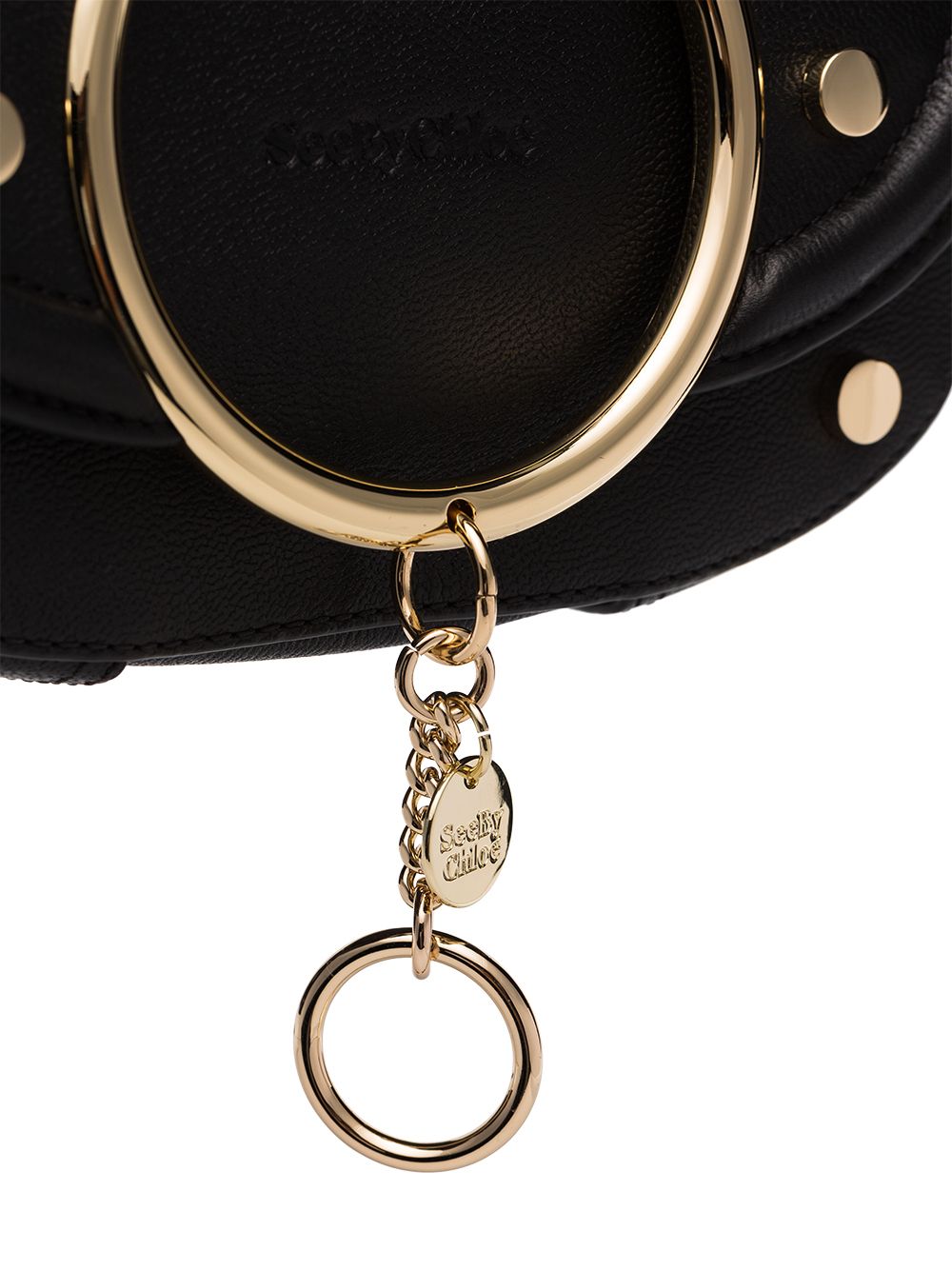 Shop See By Chloé Small Ring Crossbody Bag In Black