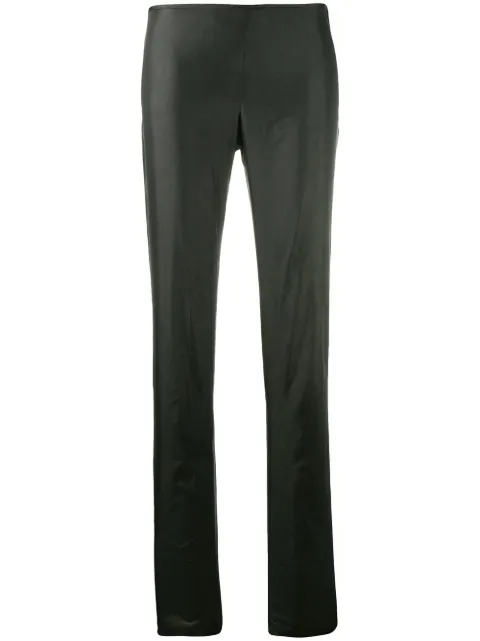Jean Paul Gaultier Pre-Owned gathered slim trousers