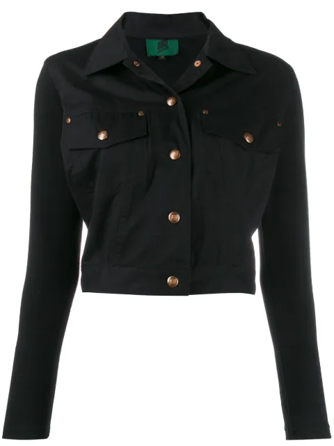 Jean Paul Gaultier Pre-Owned snap cropped jacket