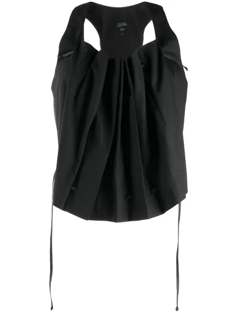 Jean Paul Gaultier Pre-Owned top fruncido con diseño de chaleco