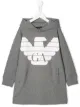 الصورة 1 من Emporio Armani Kids فستان كنزة بشعار
