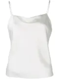 alice + olivia square neck camisole top - White