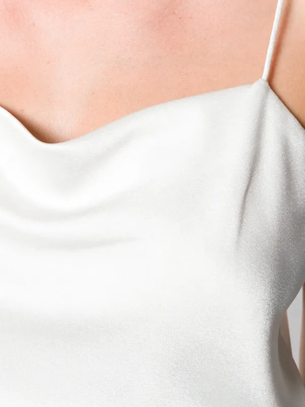 Alice + Olivia Square Neck Camisole Top | White | FARFETCH