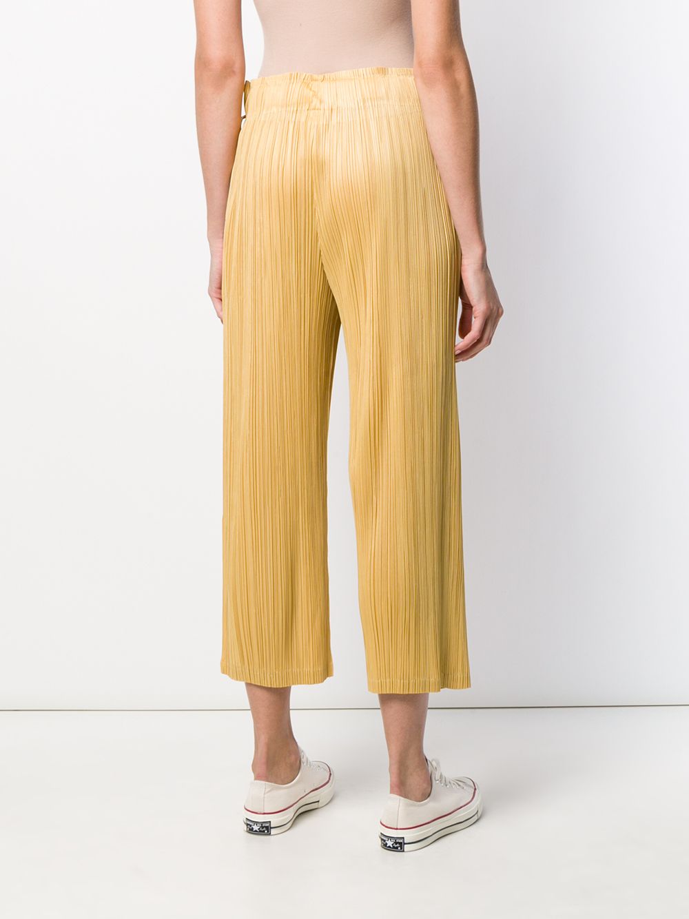 фото Pleats Please Issey Miyake плиссированные брюки с запахом