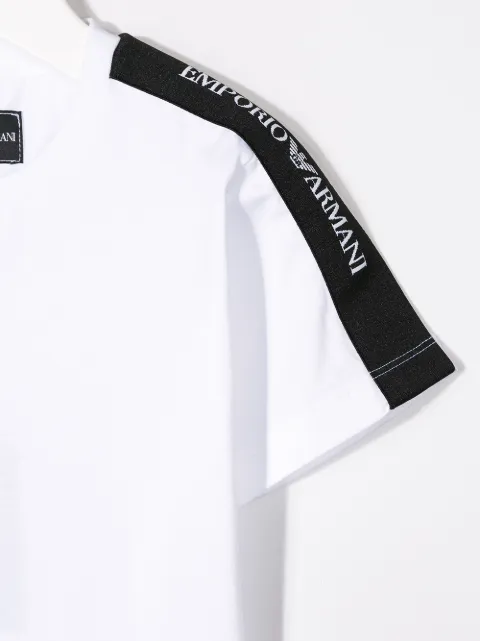 EMPORIO ARMANI LOGO STRIPE T-SHIRT