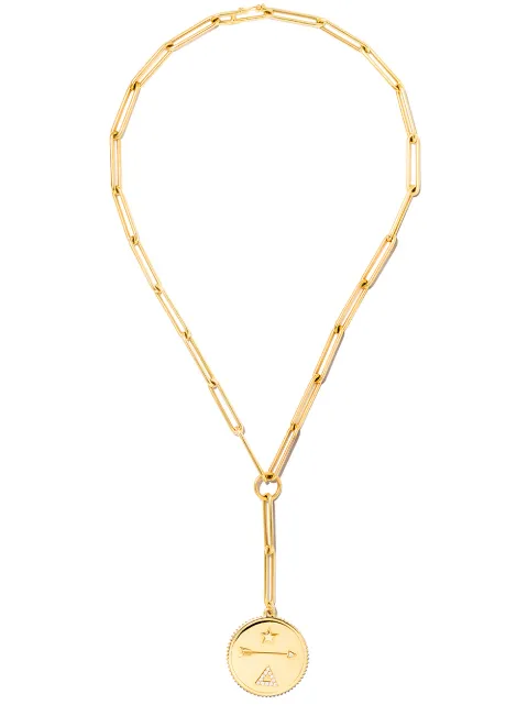 Foundrae collar en oro amarillo de 18kt con diamantes